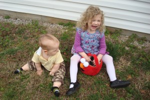 Playing Outside With Our Chickies